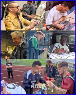 Ronnie Wood Hand Signed Photo A4 Verified + COA Rolling Stones PSA QO Card