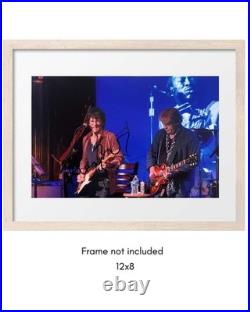 Ronnie Wood Hand Signed Rolling Stones Photo 12x8 Verified COA PSA QO CARD