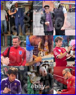 Ronnie Wood Hand Signed Rolling Stones Photo 12x8 Verified COA PSA QO CARD