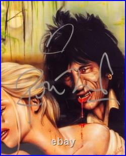 Ronnie Wood Iconic Rolling Stones Guitarist Hand Signed Autograph Photo