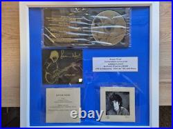 Ronnie Wood Limited Edition Framed Memorabilia Signed. With Certificate