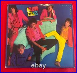 Ronnie Wood ROLLING STONES Dirty Work Vinyl Album Signed Autographed JSA