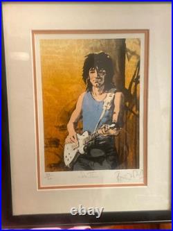 Ronnie Wood Rolling Stones Autographed Artwork Solo II Screenprint #319/600