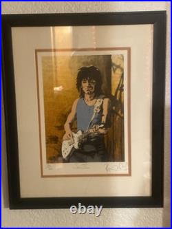 Ronnie Wood Rolling Stones Autographed Artwork Solo II Screenprint #319/600