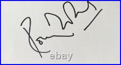 Ronnie Wood Rolling Stones Guitarist, (10'x8' inch) Hand Signed Card & AFTAL COA Ronnie Wood Rolling Stones Guitarist, (10'x8' inch) Hand Signed Card & AFTAL COA