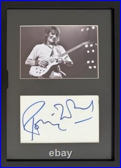 Ronnie Wood Rolling Stones Guitarist, (12'x8' inch) Hand Signed Card & AFTAL COA