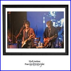 Ronnie Wood Rolling Stones Guitarist Autograph Hand Signed 12x8 Photo COA PSA QO