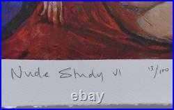 Ronnie Wood Rolling Stones Nude Study VI Collectors Series Hand Signed