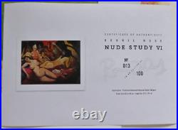 Ronnie Wood Rolling Stones Nude Study VI Collectors Series Hand Signed