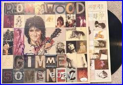 Ronnie Wood Rolling Stones Signed Solo Record WithVinyl NICE Autograph JSA