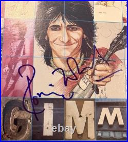 Ronnie Wood Rolling Stones Signed Solo Record WithVinyl NICE Autograph JSA