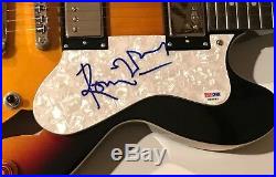 Ronnie Wood Rolling Stones signed Guitar epiphone psa dna coa