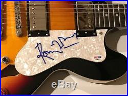 Ronnie Wood Rolling Stones signed Guitar epiphone psa dna coa