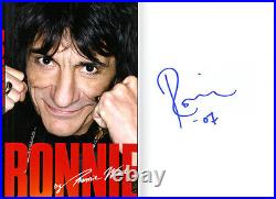 Ronnie Wood SIGNED AUTOGRAPHED Ronnie HC Autobiography Rolling Stones 1st Ed Pr