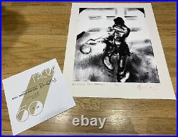 Ronnie Wood SIGNED Dressing Room Art Print Numbered 38/200 The Rolling Stones