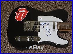 Ronnie Wood Signed Autograph Full Size Electric Guitar The Rolling Stones Psa