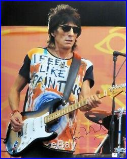 Ronnie Wood Signed Autographed 16X20 Photo Rolling Stones Guitarist GV838763