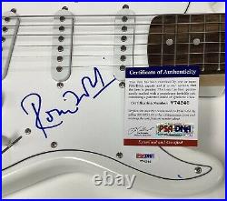 Ronnie Wood Signed Guitar Rolling Stones Autograph Faces Rock Roll HOF PSA/DNA