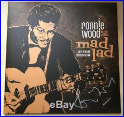 Ronnie Wood Signed Mad Lad Chuck Berry Tribute Vinyl Rare The Rolling Stone