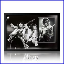 Ronnie Wood Signed Rolling Stones Iconic Frame