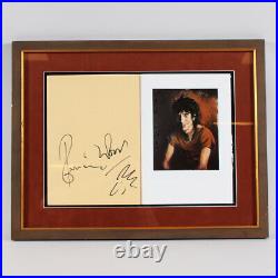 Ronnie Wood Signed & Sketch Drawing Art Book Rolling Stones1988 COA JSA