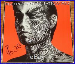 Ronnie Wood Signed Tattoo You Rolling Stones Album Proof Coa Ron Jagger Richards