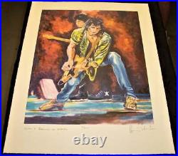 Ronnie Wood Signed and Numbered Print Keith and Ronnie On Stage