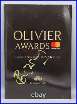 Ronnie Wood The Rolling Stones signed Olivier Awards 2017 Programm signed Ronnie