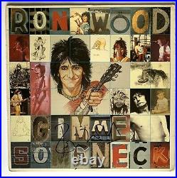 Ronnie Wood signed album gimme some neck the rolling stones autographed beckett
