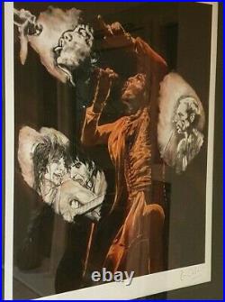 Ronnie wood signed print of The Rolling Stones LIMITED EDITION