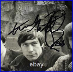 SIGNED CHARLIE WATTS BILL WYMAN THE ROLLING STONES 12x8 PHOTO RARE AUTHENTIC
