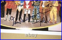 SIGNED CHARLIE WATTS IAN ANDERSON ROLLING STONES 12x12 ROCK AND ROLL CIRCUS