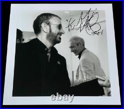 SIGNED CHARLIE WATTS THE ROLLING STONES 12x12 PHOTO RARE RINGO STARR THE BEATLES