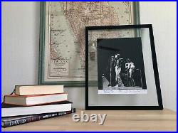 SIGNED PAIR Rolling Stones photographs (Framed)