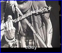 SIGNED ROD STEWART RONNIE WOOD 11x14 PHOTO RARE FACES THE ROLLING STONES