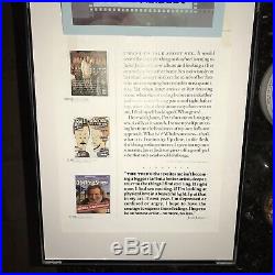 Seinfeld Full Cast Signed Autographed 1993 Rolling Stone Cover Framed COA