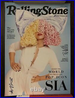 Sia Signed Autograph Music Rolling Stone Poster
