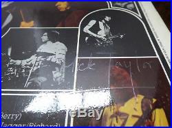 Signed Autograph Rolling Stones LP Album Mick Jagger Bill Wyman Mick Taylor