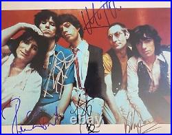 Signed Autographed 8x10 Rolling Stones Mick Jagger Photo Picture with COA