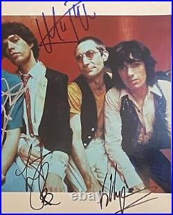 Signed Autographed 8x10 Rolling Stones Mick Jagger Photo Picture with COA