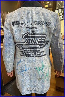 Signed Autographed ROLLING STONES 1978 Tour Jacket Mick Jagger Keith Richards