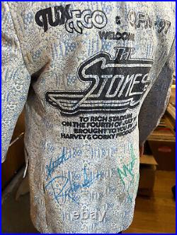 Signed Autographed ROLLING STONES 1978 Tour Jacket Mick Jagger Keith Richards