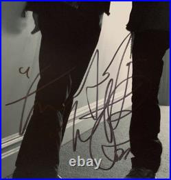 Signed Charlie Watts Ronnie Wood The Rolling Stones 16x12 Photo Rare Mick Jagger