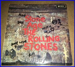 Signed Charlie Watts Stone Age The Rolling Stones Album Rare Authentic Jagger