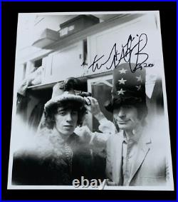 Signed Charlie Watts The Rolling Stones Photo Rare Keith Richards Mick Jagger