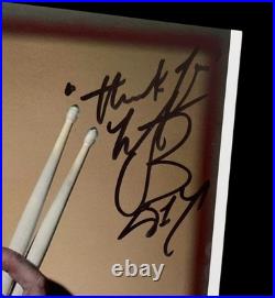 Signed Charlie Watts The Rolling Stones Photo Rare Keith Richards Mick Jagger