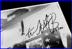 Signed Charlie Watts The Rolling Stones Photo Rare Keith Richards Mick Jagger