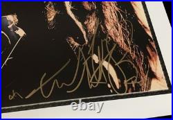 Signed Charlie Watts The Rolling Stones Photo Rare Keith Richards Mick Jagger