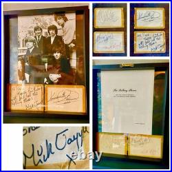 Signed Love All THE ROLLING STONES autographs Brian Mick Keith Charlie Bill 1964