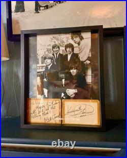 Signed Love All THE ROLLING STONES autographs Brian Mick Keith Charlie Bill 1964